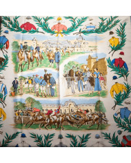 Carré Hermès au motif équestre