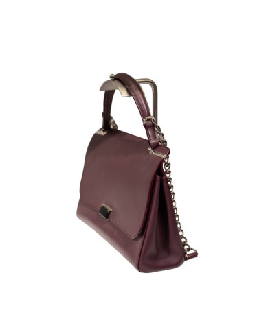 Sac à main en cuir lisse